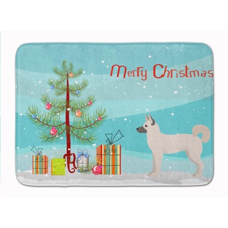 Carolines Treasures Gerberian Shepsky Christmas Tree Machine Washable Memory Foam Mat CK3830RUG